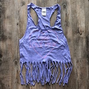 PINK Cropped Beach Tank
